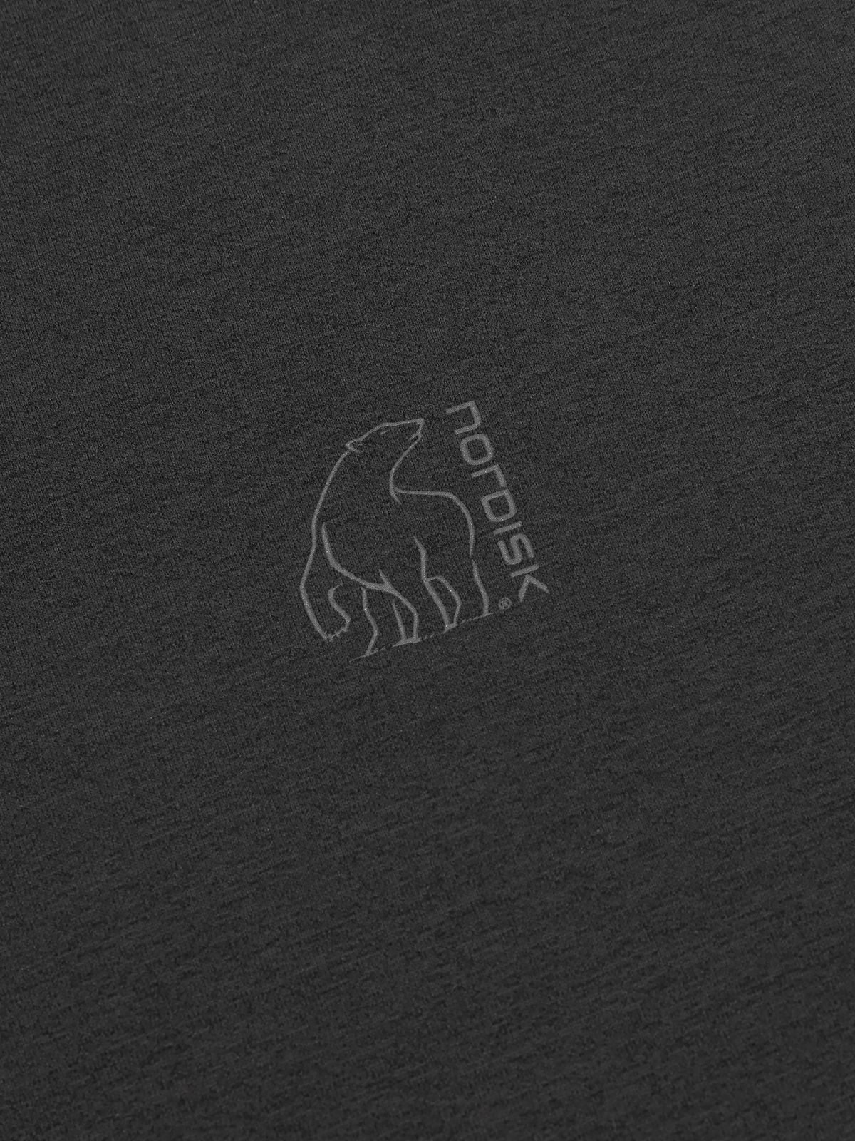 노르디스크(NORDISK) 소로나 빅 폴라베어 백 반팔 티셔츠 - U_Charcoal