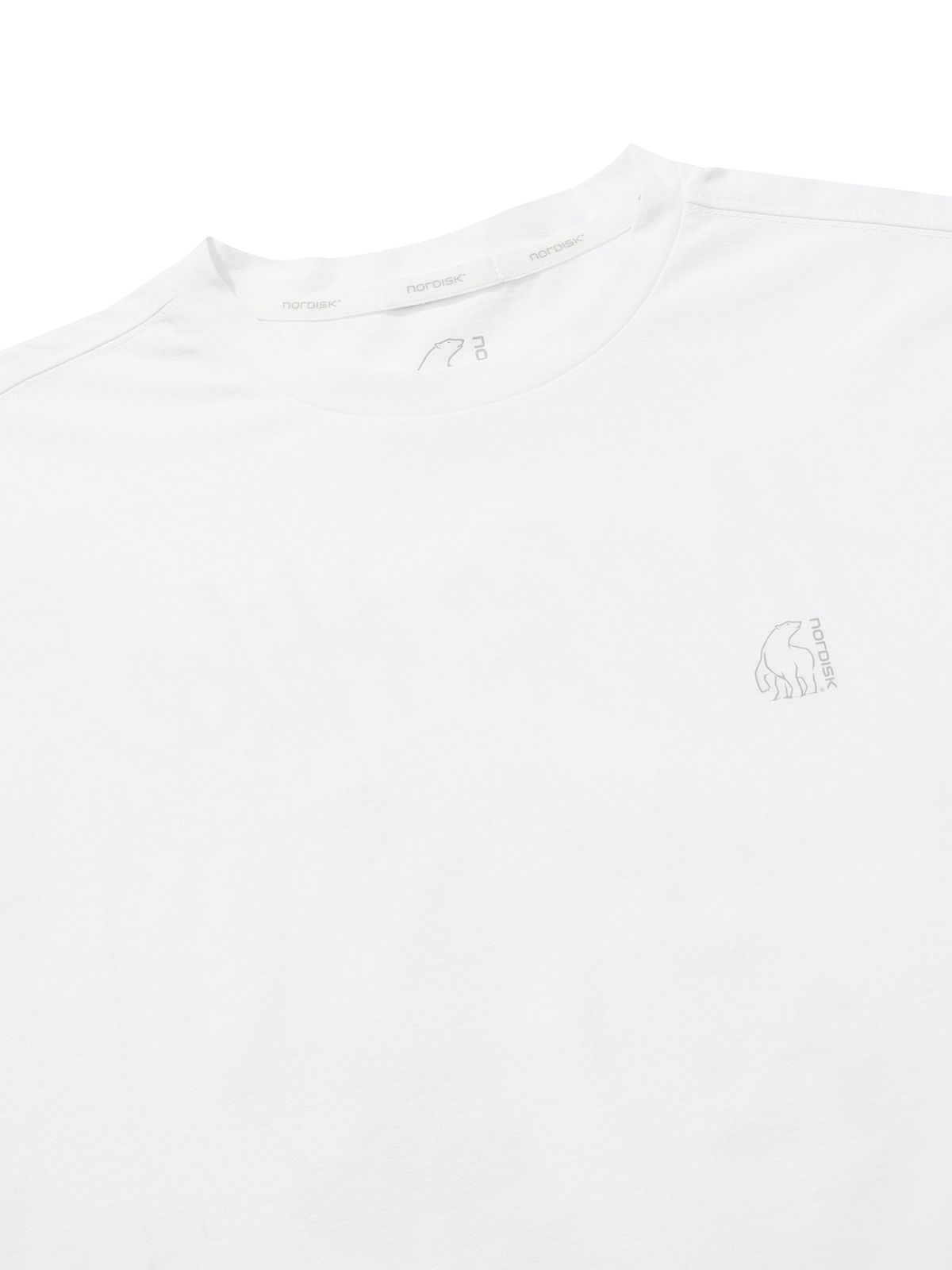 노르디스크(NORDISK) 소로나 폴라베어 그래픽 반팔 티셔츠 - W_Off White