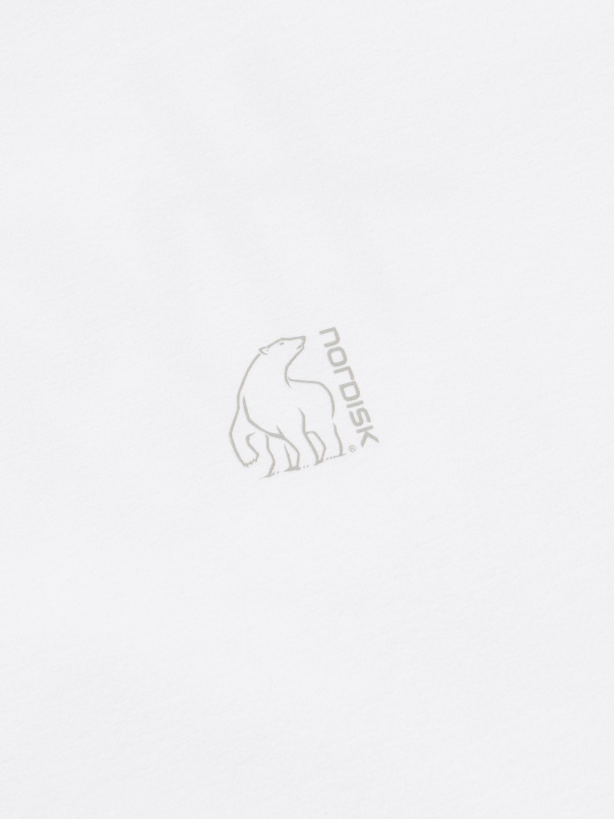 노르디스크(NORDISK) 소로나 폴라베어 그래픽 반팔 티셔츠 - W_Off White