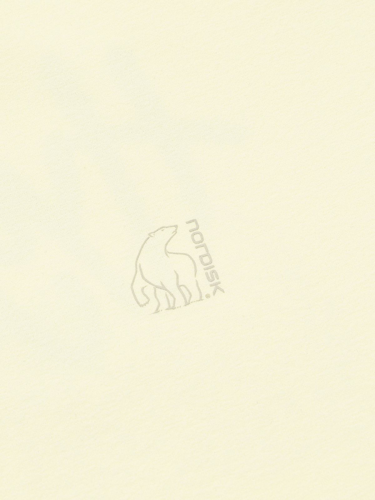 노르디스크(NORDISK) 소로나 폴라베어 그래픽 반팔 티셔츠 - W_Pastel Yellow