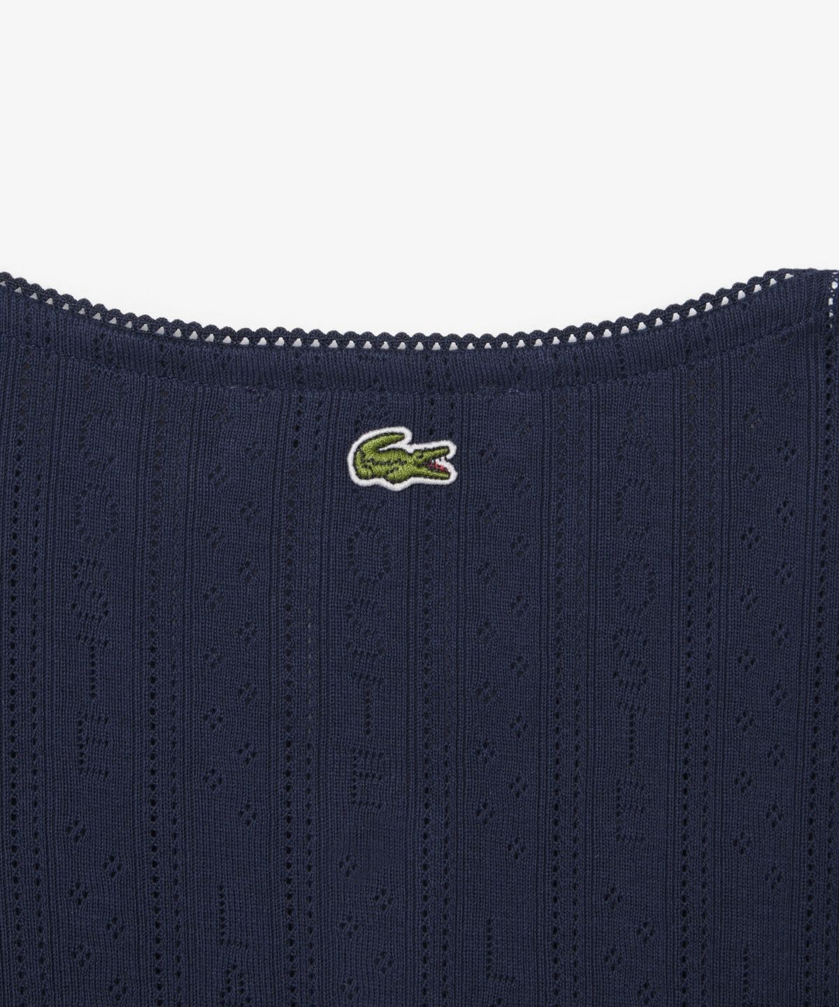 라코스테(LACOSTE) 여성 포인텔 리본 크록 긴팔 가디건 TF9866-56G 166