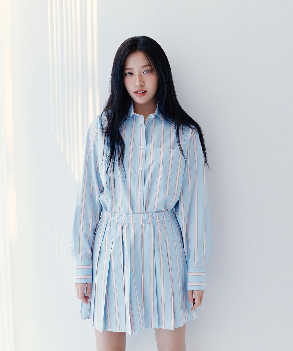라코스테(LACOSTE) 여성 오버핏 클래식 포플린 셔츠 CF1054-56G 48C