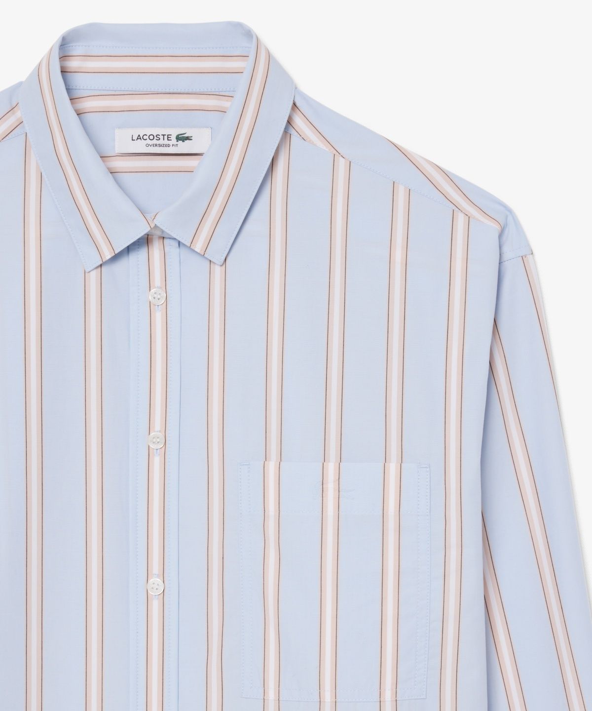 라코스테(LACOSTE) 여성 오버핏 클래식 포플린 셔츠 CF1054-56G 48C