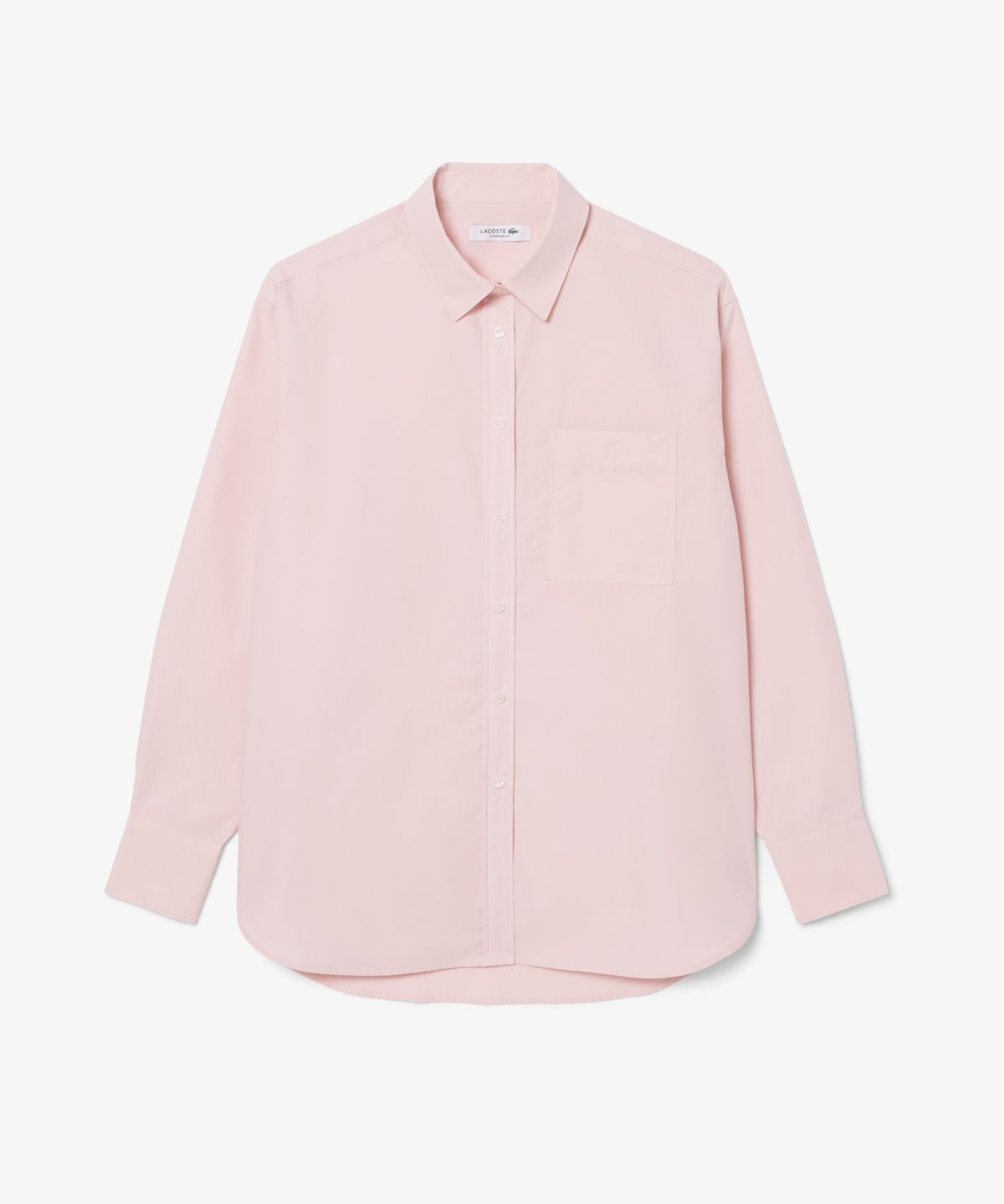 라코스테(LACOSTE) 여성 오버핏 클래식 포플린 셔츠 CF1054-56G ADY