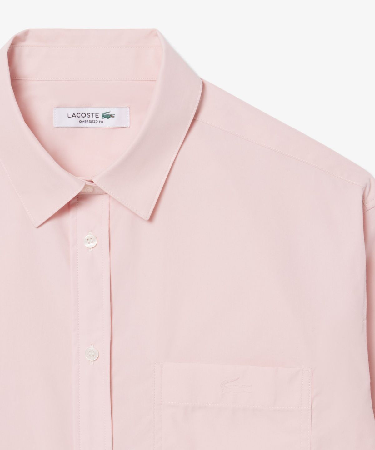 라코스테(LACOSTE) 여성 오버핏 클래식 포플린 셔츠 CF1054-56G ADY