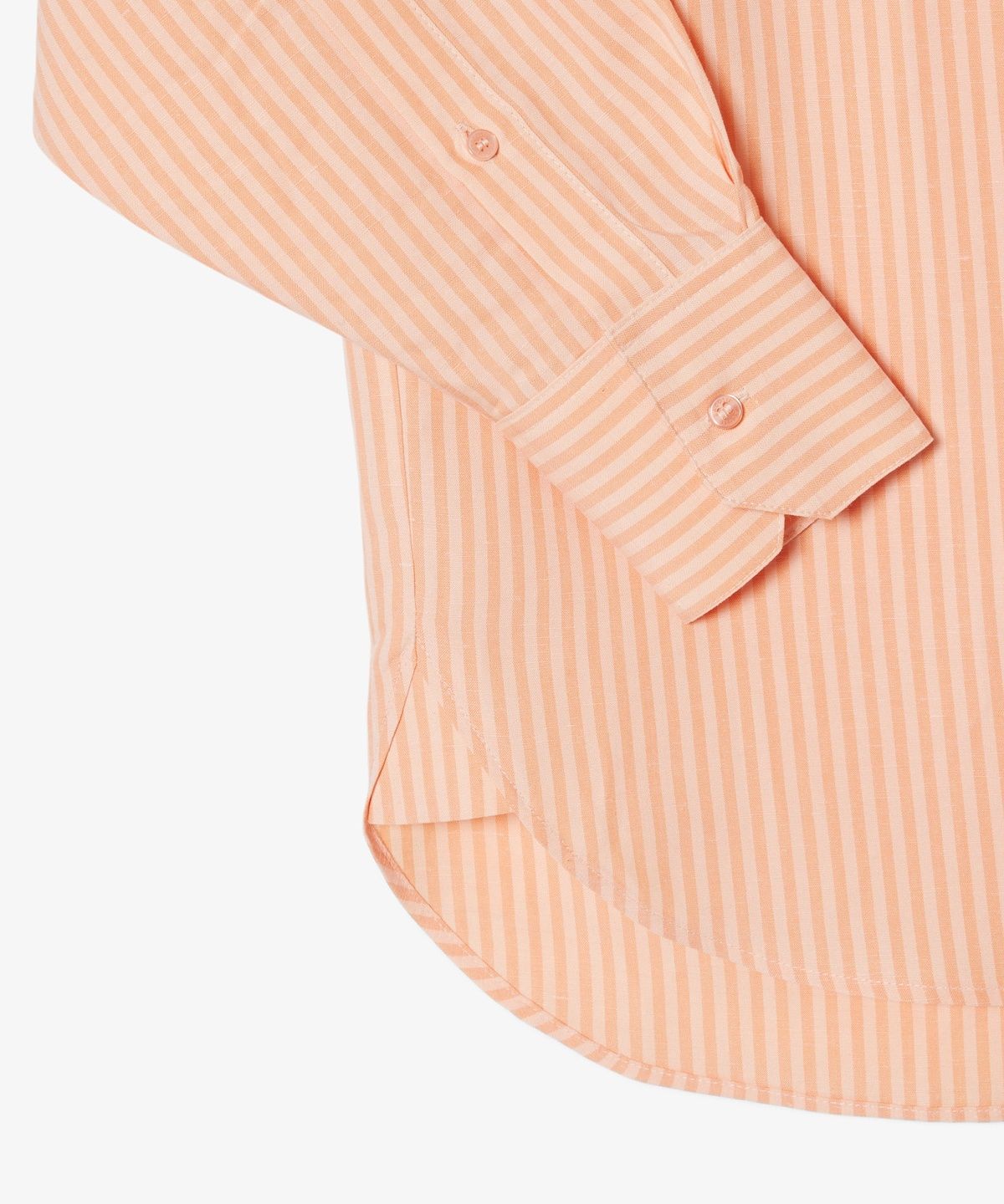 라코스테(LACOSTE) 여성 린넨 블렌디드 스트라이프 셔츠 CF1429-56G 4HI