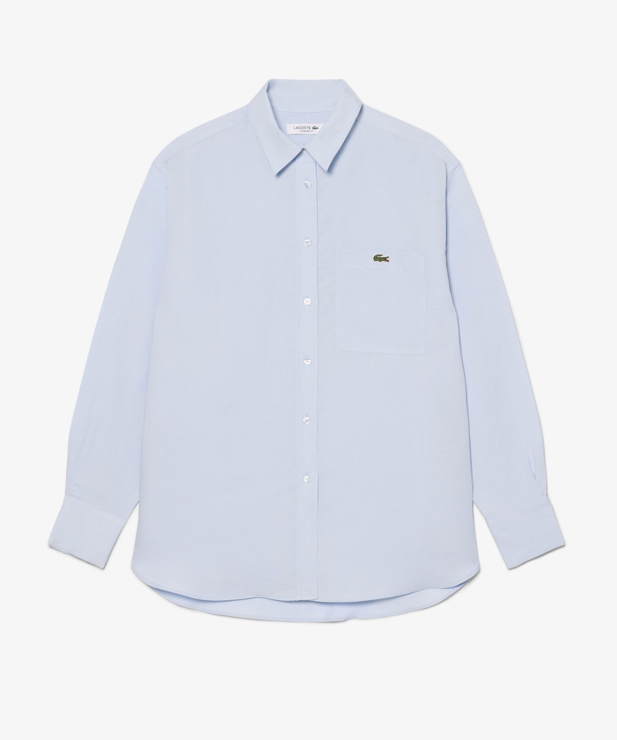 라코스테(LACOSTE) 여성 린넨 블렌디드 스트라이프 셔츠 CF1429-56G J2G