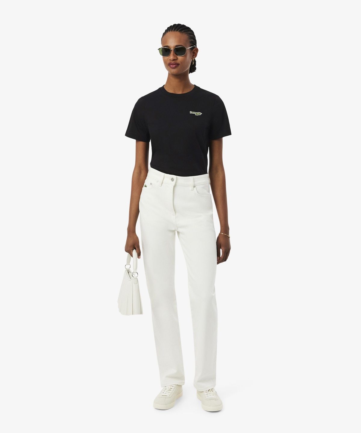 라코스테(LACOSTE) 여성 소프트브랜딩 반팔 티셔츠 TF5058-56G 031