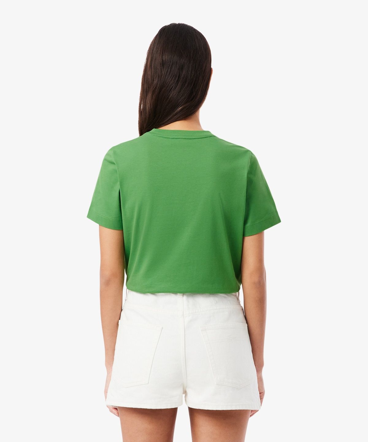 라코스테(LACOSTE) 여성 소프트브랜딩 반팔 티셔츠 TF5058-56G NPA