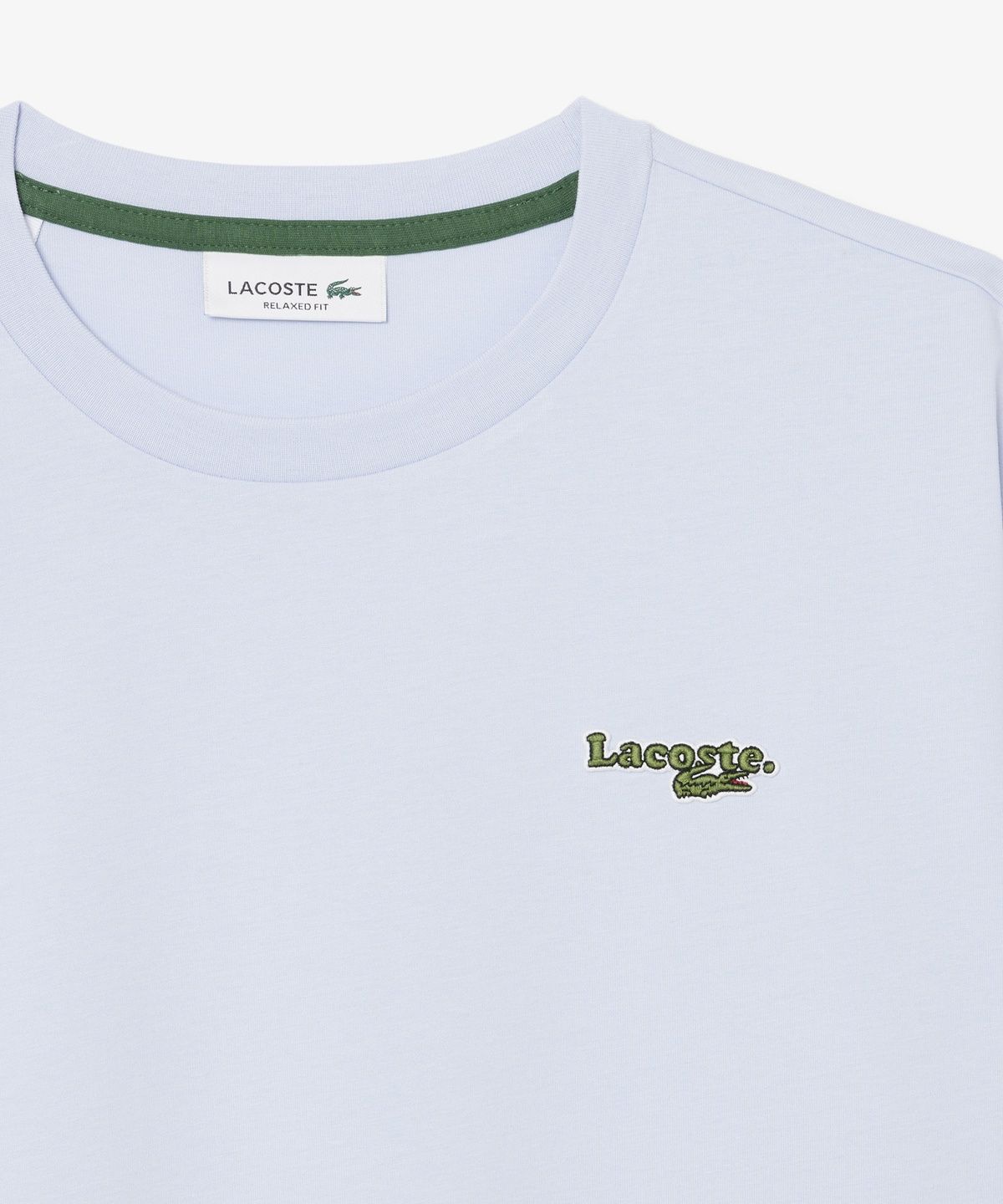 라코스테(LACOSTE) 여성 소프트브랜딩 세미 크롭 티셔츠 TF7605-56G J2G