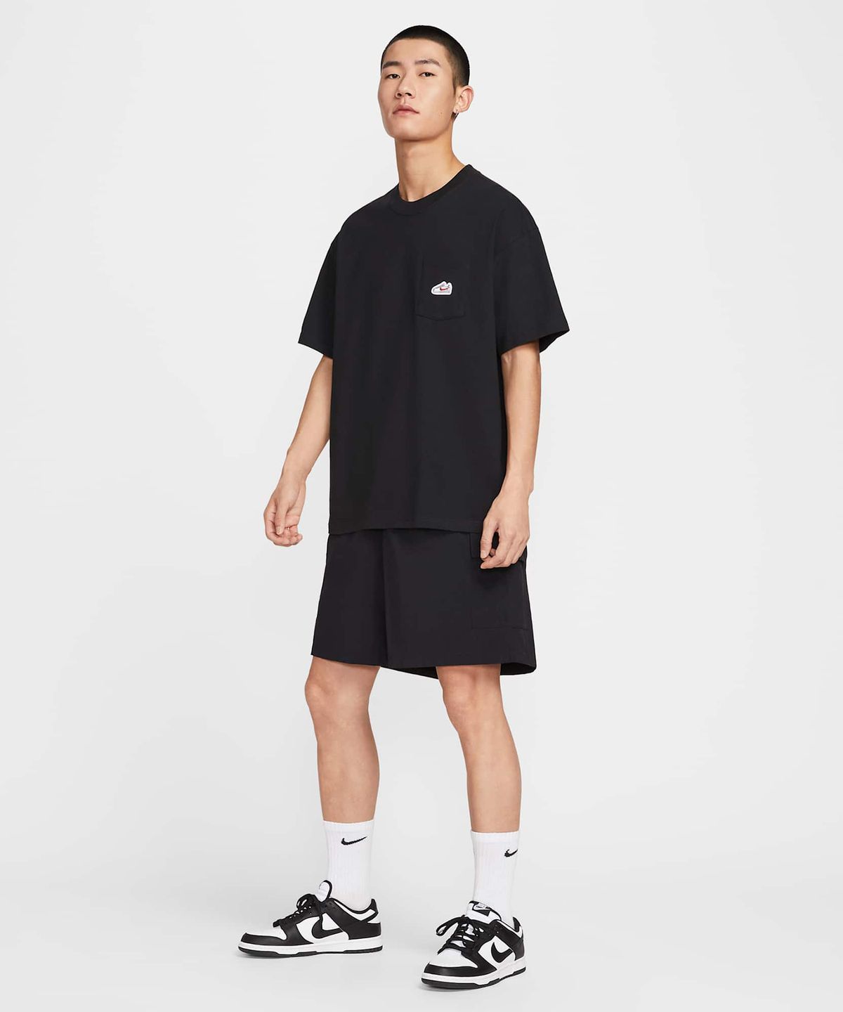 나이키(NIKE) 스포츠웨어 클럽 유틸리티 쇼츠 M - 블랙:화이트 / IH5048-010