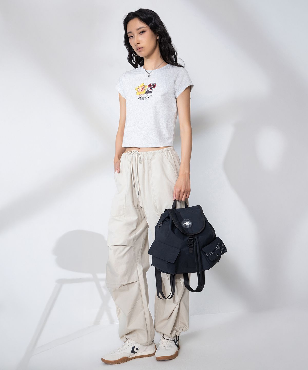컨버스(CONVERSE) 척 패치 처비 백팩 블랙 UA5919-023