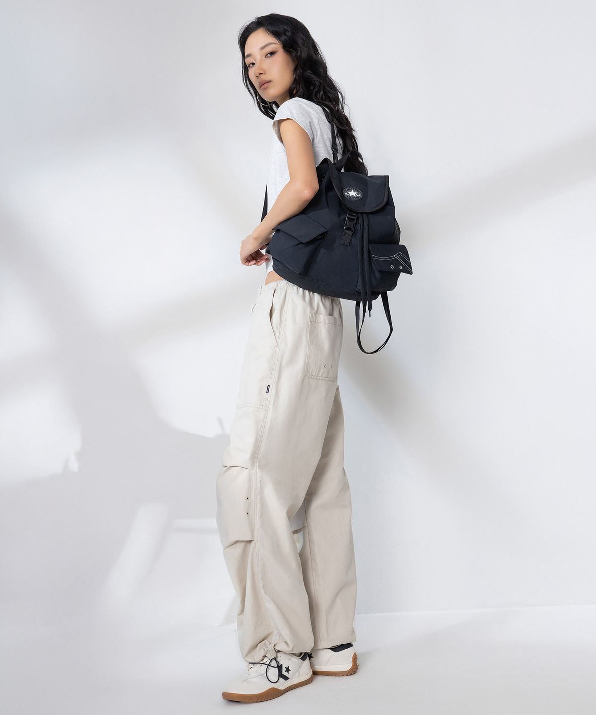 컨버스(CONVERSE) 척 패치 처비 백팩 블랙 UA5919-023