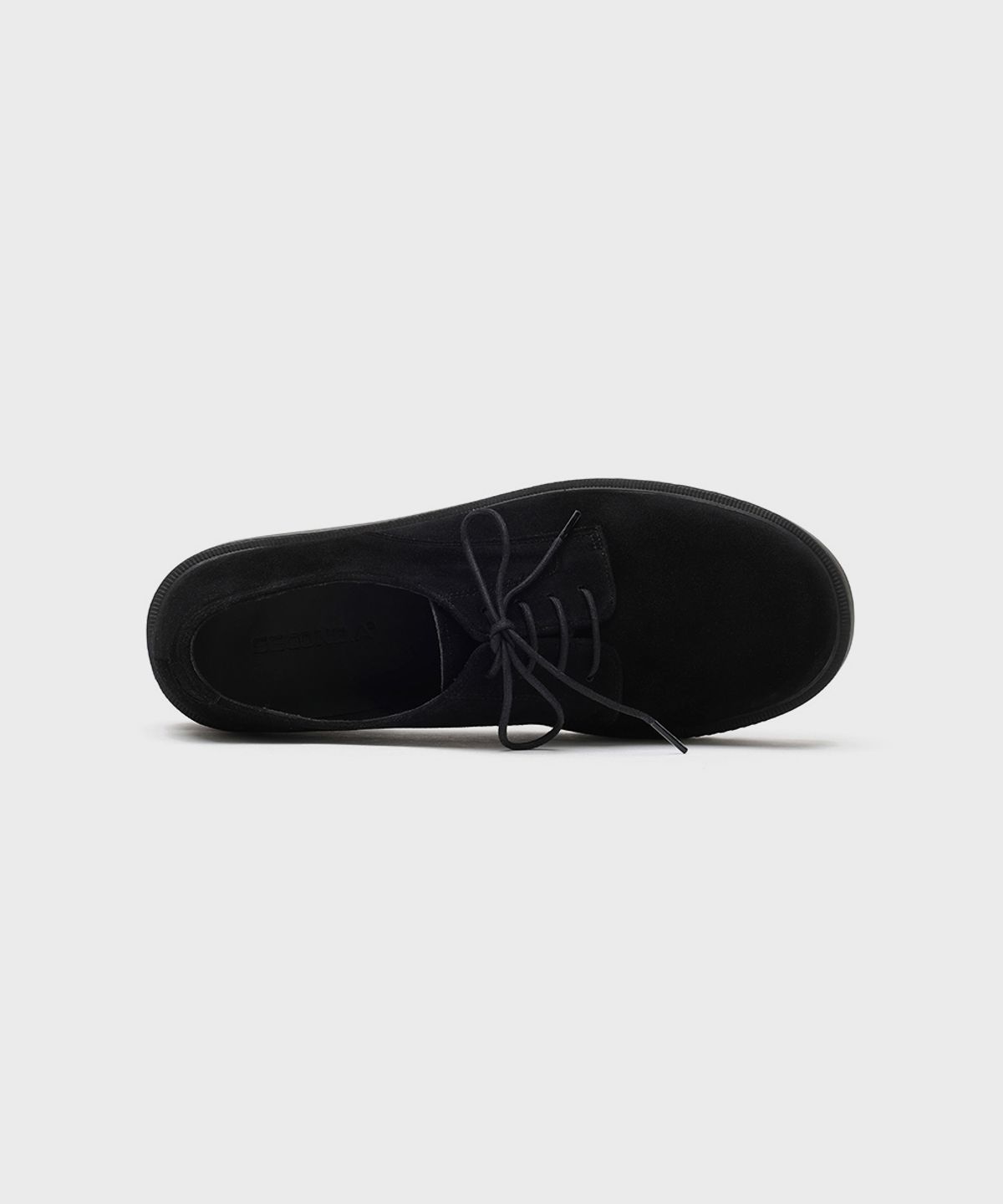 피렌체 아뜨리에(FIRENZE ATELIER) [SECOND.A] 볼륨 라운드토 5CM 스웨이드 더비 2NDF2700BS [BLACK]