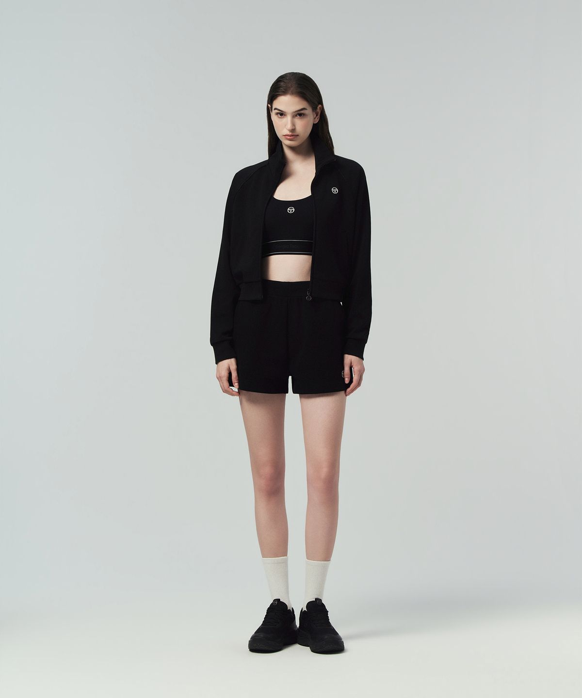 세르지오 타키니(SERGIO TACCHINI) W 쿠쉬라이트 프렌치 쇼츠 (Black)