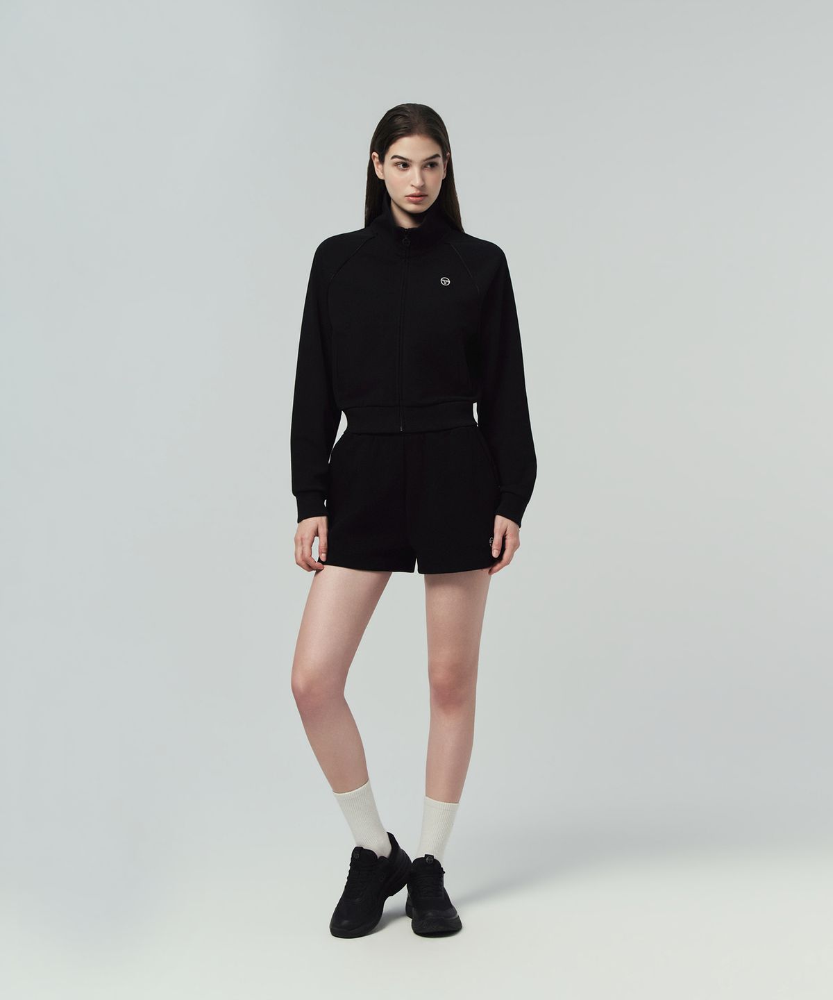 세르지오 타키니(SERGIO TACCHINI) W 쿠쉬라이트 프렌치 쇼츠 (Black)