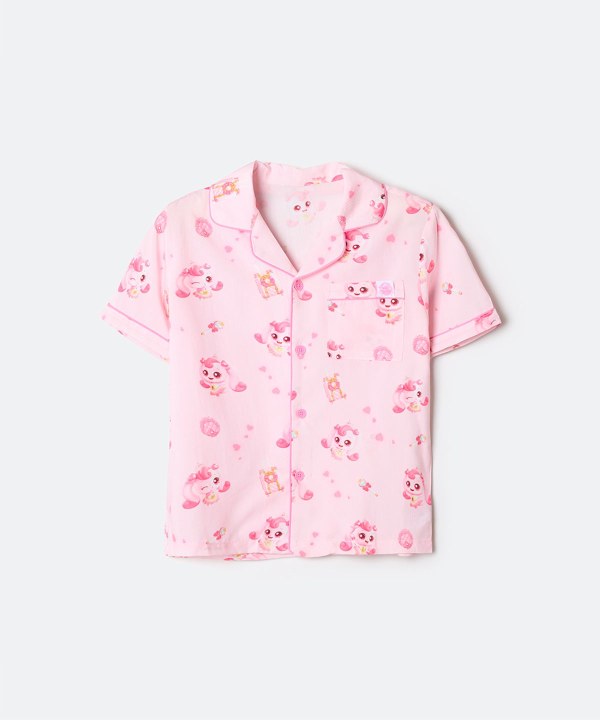 스파오 키즈(SPAO KIDS) [키즈] (캐치티니핑6) 반팔 파자마(PINK)_SPPPG37KU1