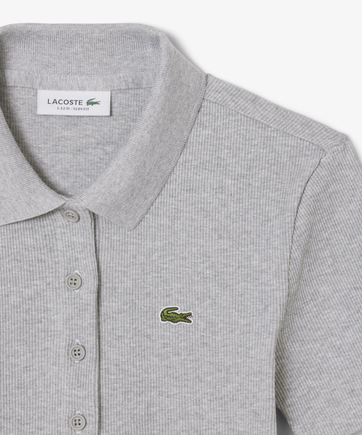 라코스테(LACOSTE) 여성 슬림핏 립조직 폴로 셔츠 DF5377-56G CCA