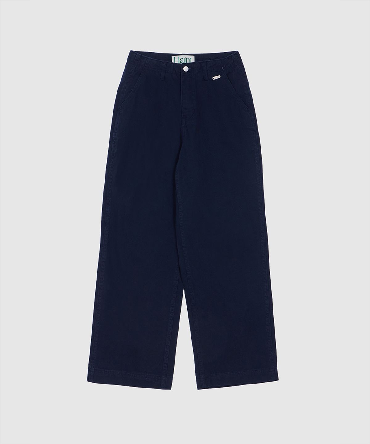 헤인트(HAINT) STANDARD STRAIGHT EASY FIT COTTON PANTS 5COL_NAVY