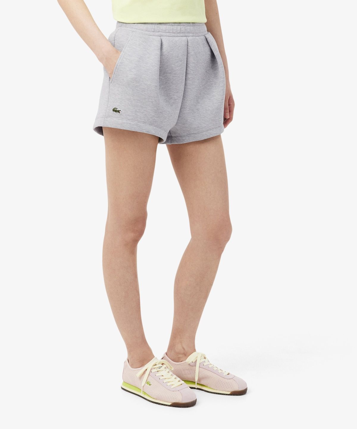 라코스테(LACOSTE) 여성 더블페이스 쇼츠 GF9838-56G CCA