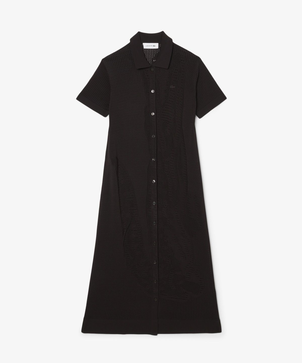 라코스테(LACOSTE) 여성 반팔 악어 메쉬 드레스 EF8921-56G 3LA