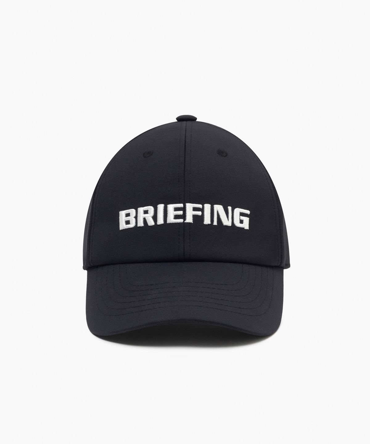 브리핑 골프(BRIEFING GOLF) 남자 빅 로고 스트럭쳐 캡_블랙