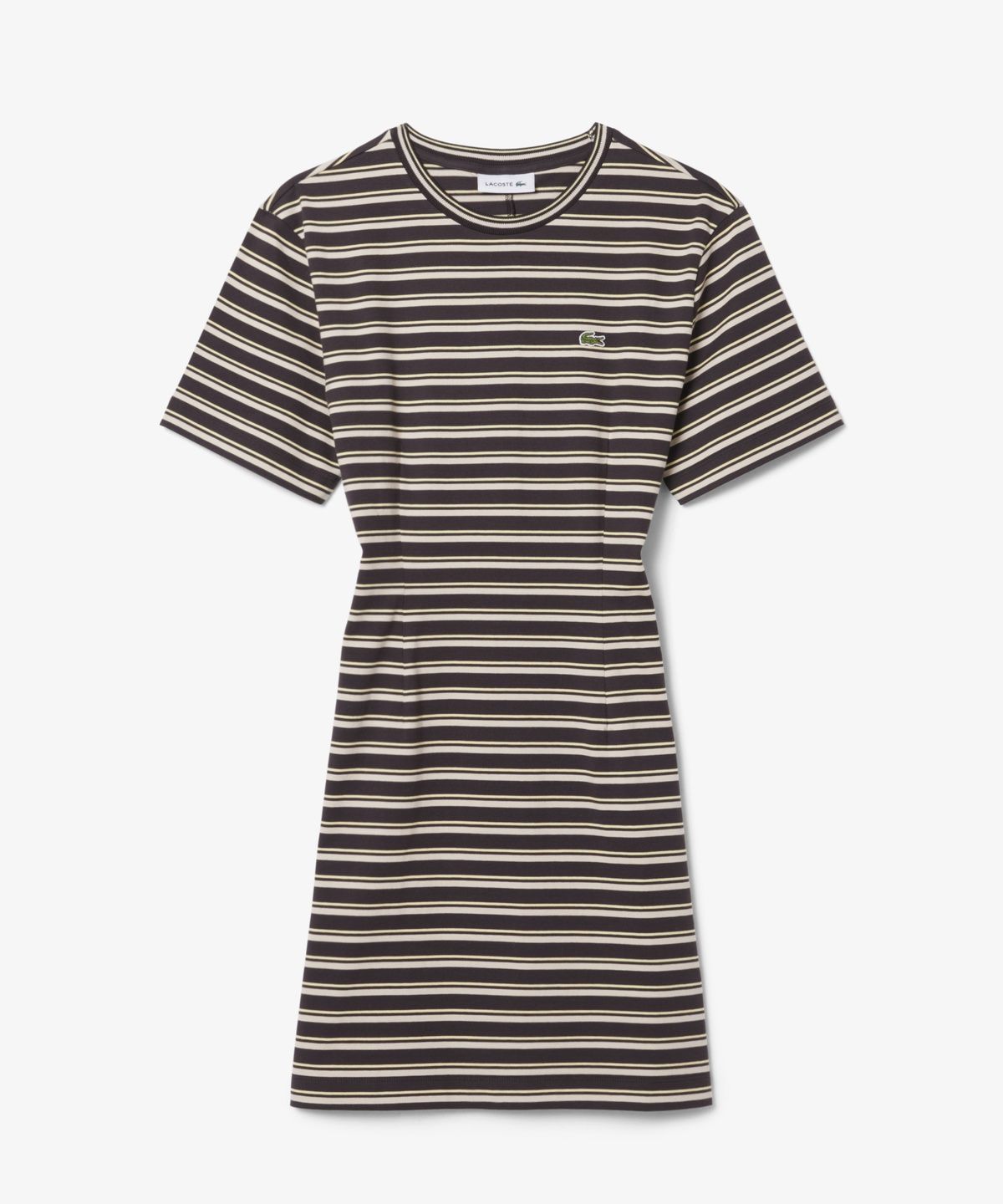 라코스테(LACOSTE) 여성 멀티스트라이프 티셔츠 드레스 EF0263-56G 4BV