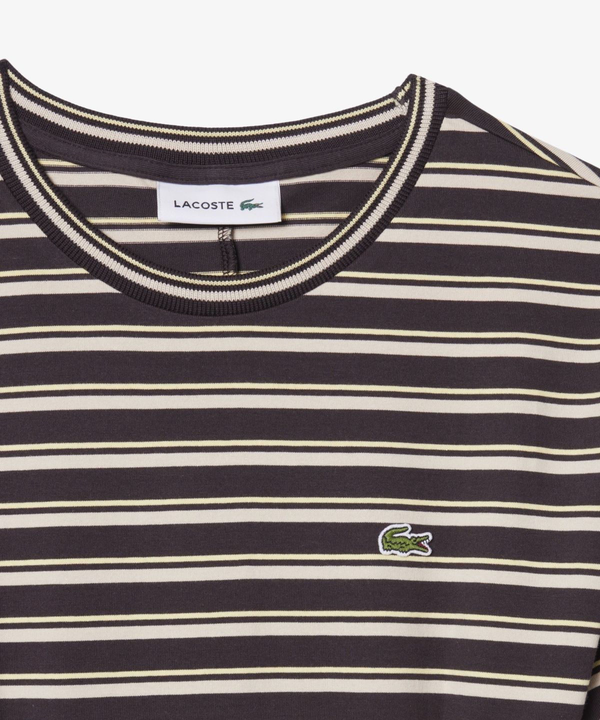 라코스테(LACOSTE) 여성 멀티스트라이프 티셔츠 드레스 EF0263-56G 4BV