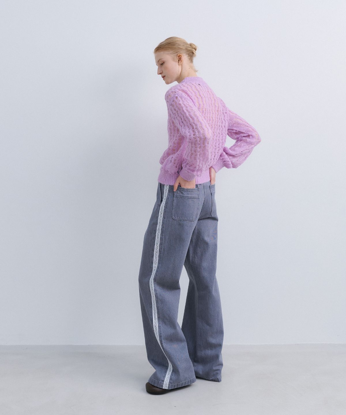 에핑글러(EPINGLER) SUMMER WOOL COLOR KNIT - PURPLE