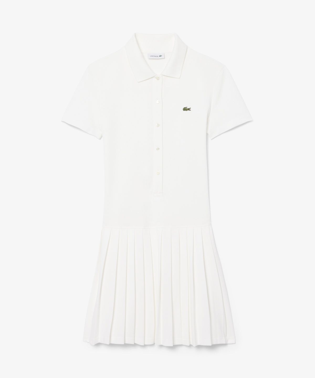 라코스테(LACOSTE) 여성 미니 피케 반팔 폴로 드레스 EF8839-56G 70V