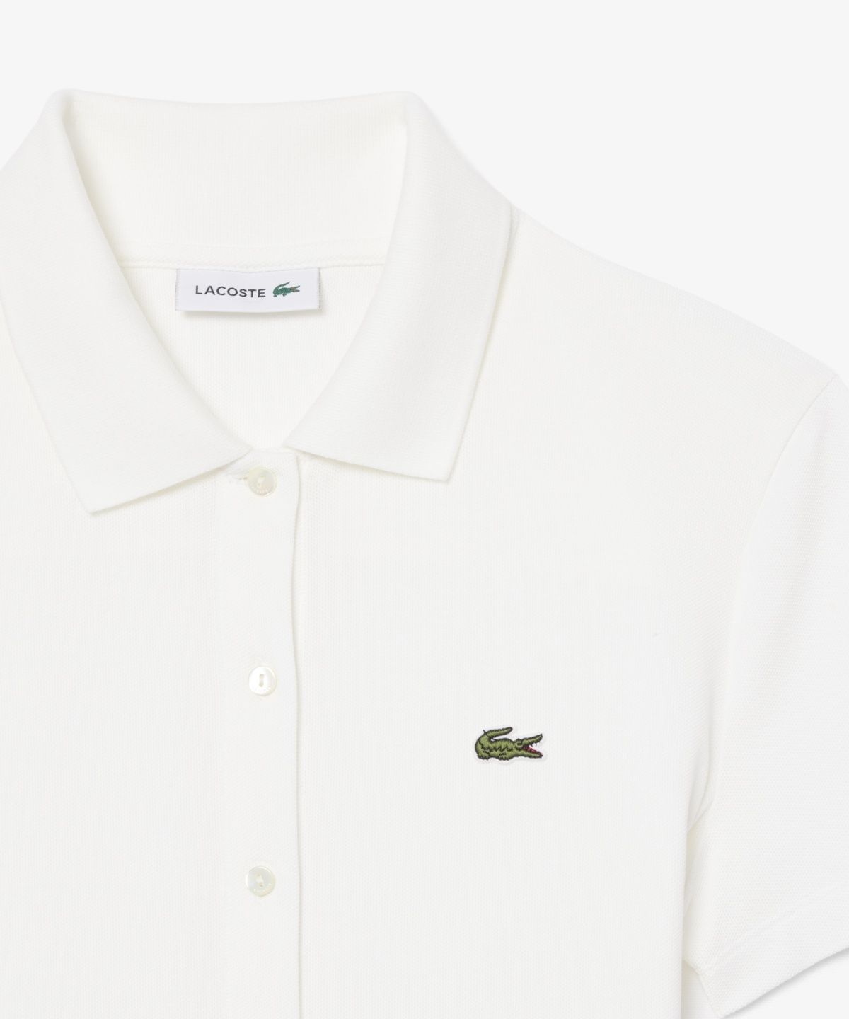 라코스테(LACOSTE) 여성 미니 피케 반팔 폴로 드레스 EF8839-56G 70V