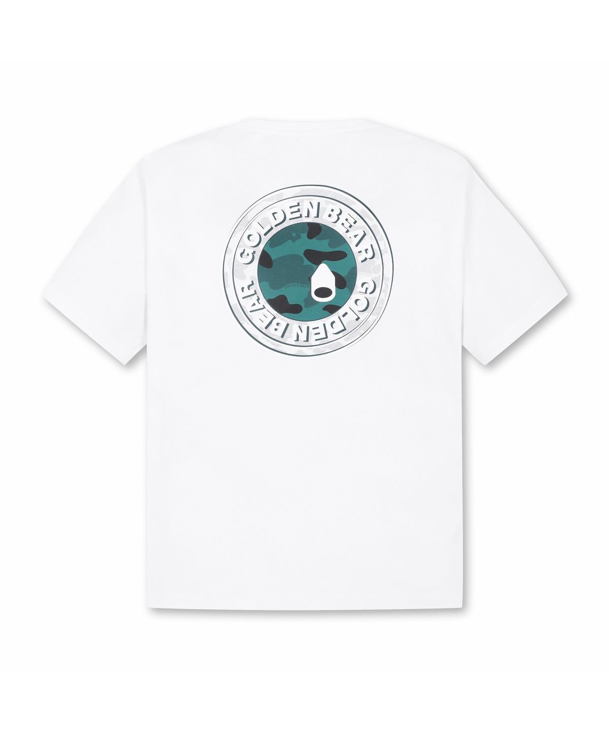 골든베어(GOLDEN BEAR) (U) Camo point graphic T-shirt G4TAM26222WHX