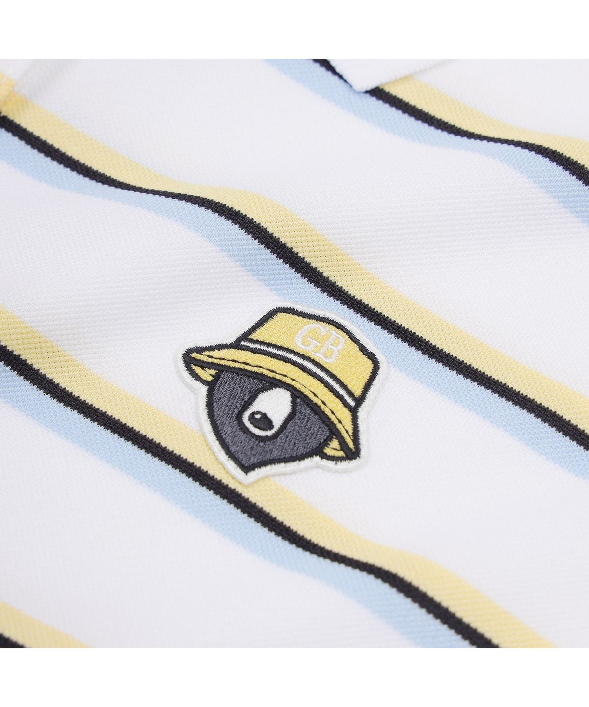 골든베어(GOLDEN BEAR) (W) Striped Pique T-shirt G5TAM26421IVX