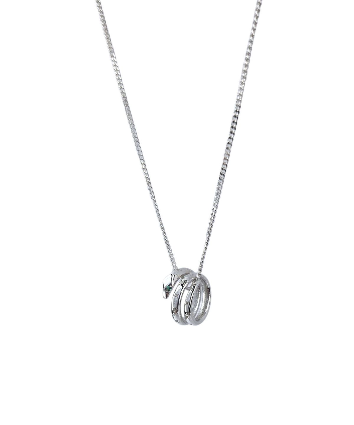 에이지47(AG47) M.C-N-14  Green Eye Snake Necklace