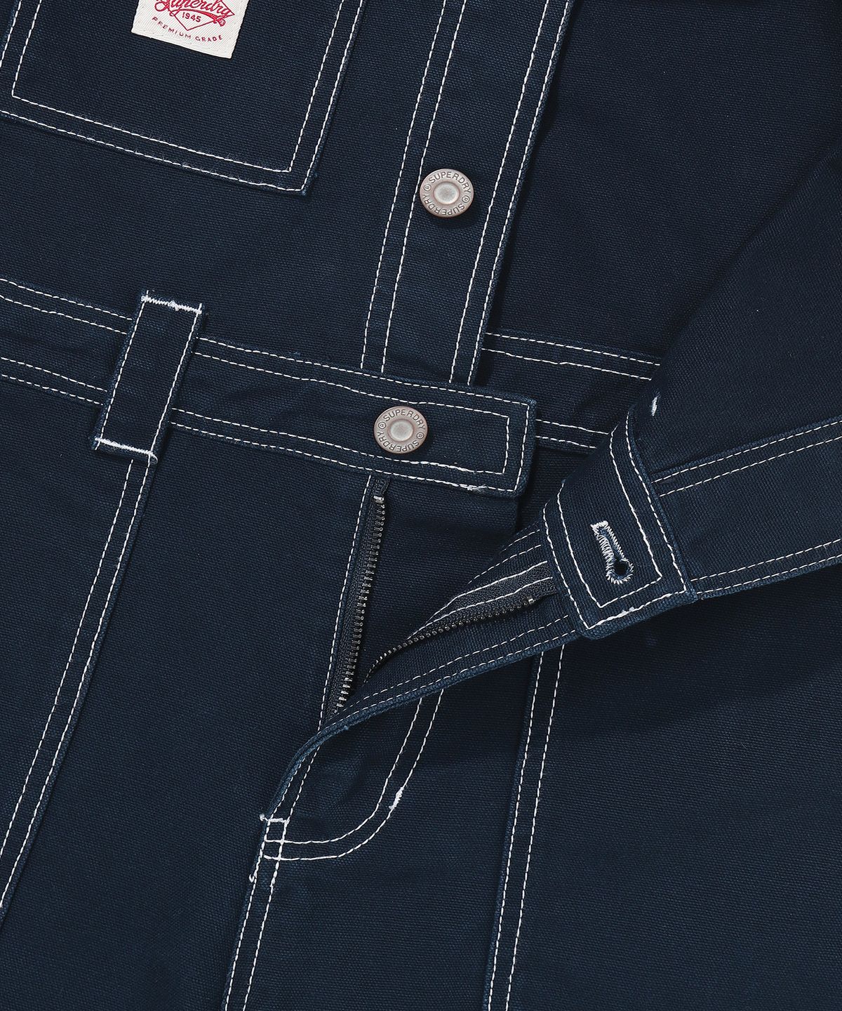 슈퍼드라이(SUPERDRY) 우먼스 웨스턴 점프수트 네이비 SDFLOAP01NVY