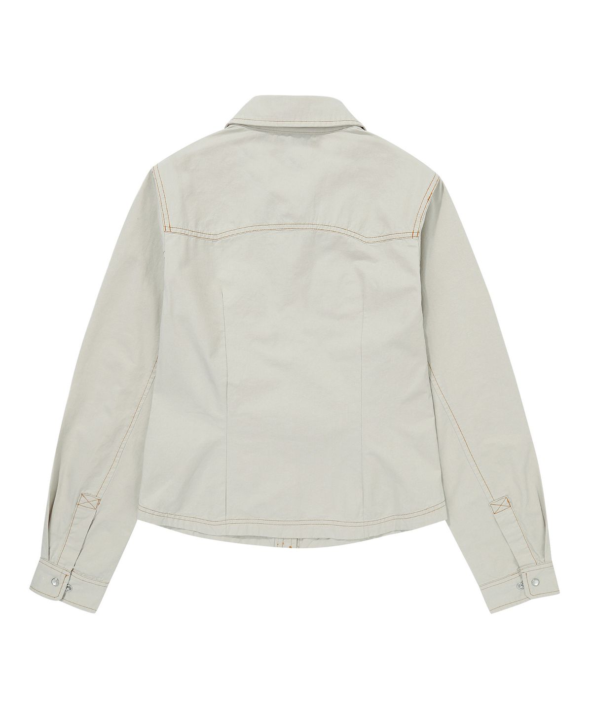 슈퍼드라이(SUPERDRY) 우먼스 컬러 스티치 웨스턴 셔츠 베이지 SDFIRAP40BEG
