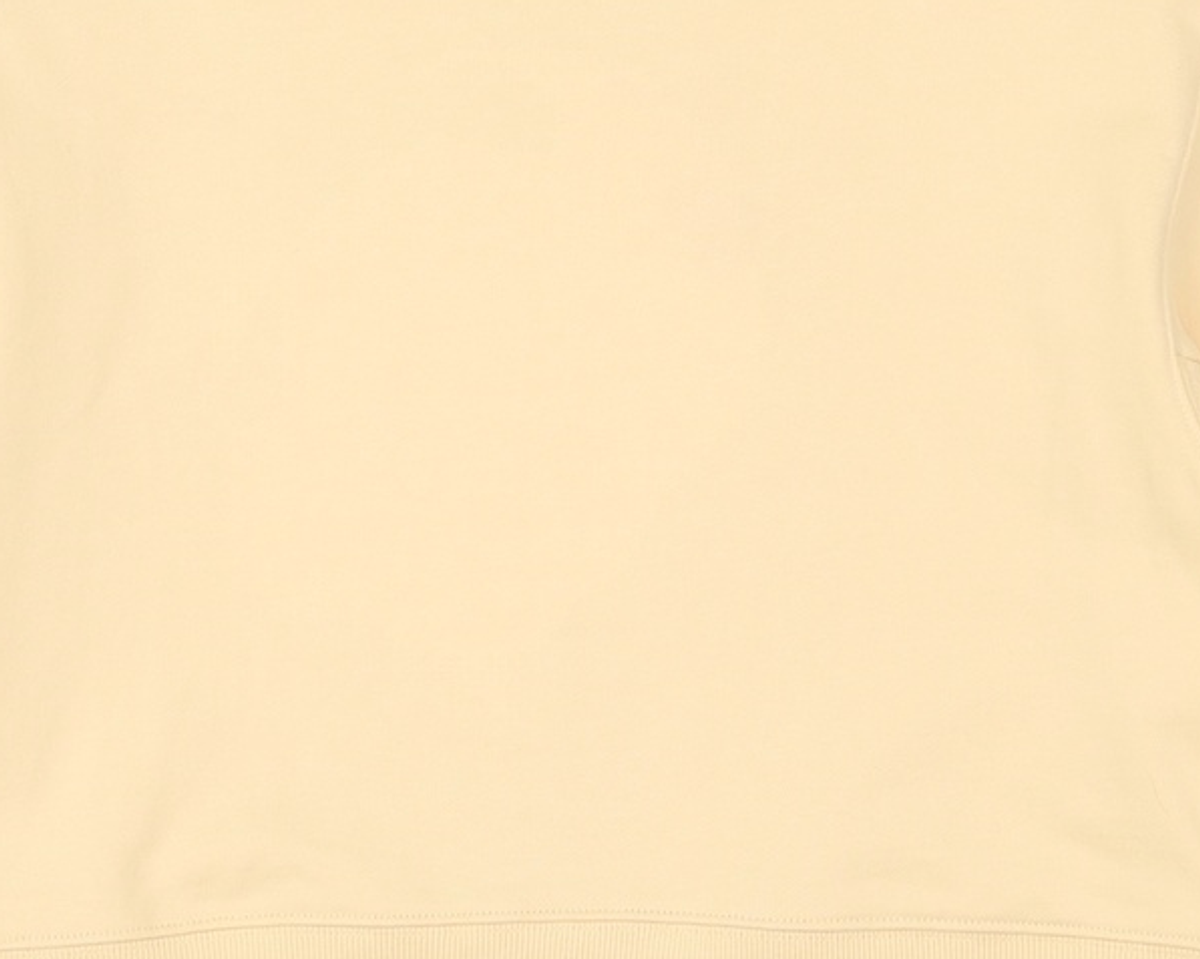 마리떼 프랑소와 저버(MARITHÉ + FRANҪOIS GIRBAUD) W CIRCLE LOGO CROP SWEATSHIRT light yellow S