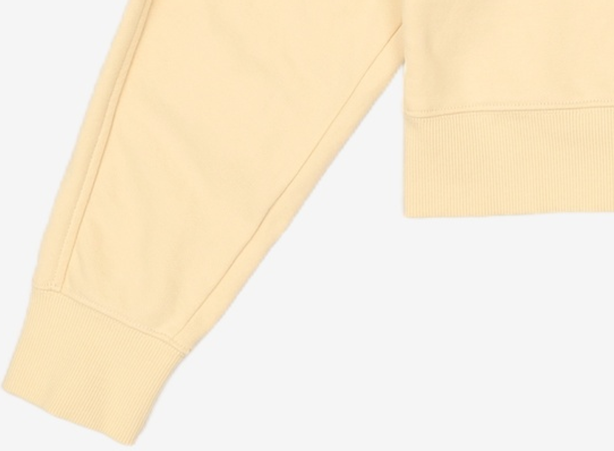 마리떼 프랑소와 저버(MARITHÉ + FRANҪOIS GIRBAUD) W CIRCLE LOGO CROP SWEATSHIRT light yellow S