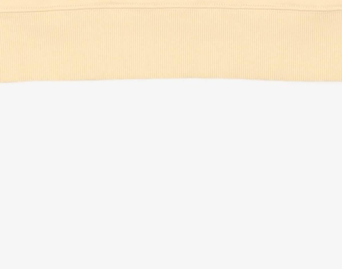 마리떼 프랑소와 저버(MARITHÉ + FRANҪOIS GIRBAUD) W CIRCLE LOGO CROP SWEATSHIRT light yellow S