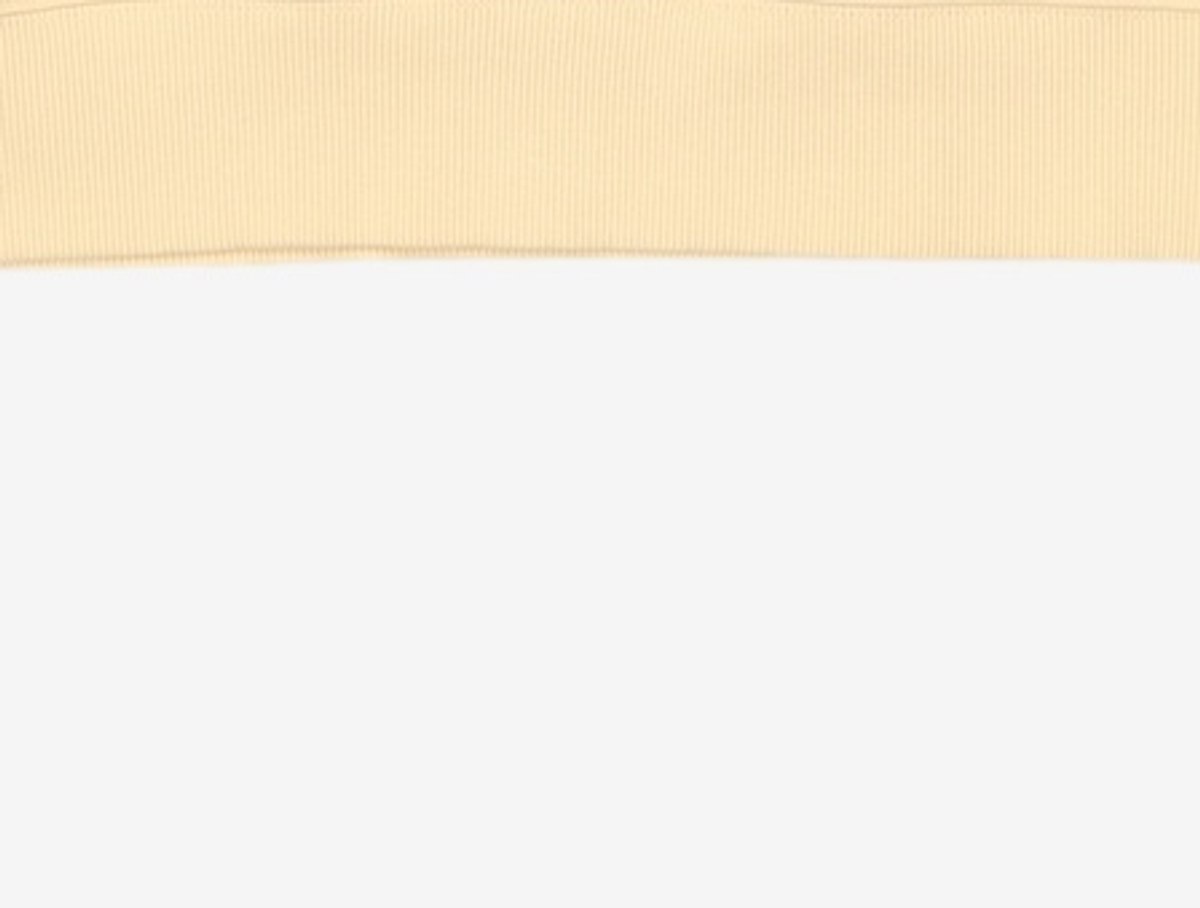 마리떼 프랑소와 저버(MARITHÉ + FRANҪOIS GIRBAUD) W CIRCLE LOGO CROP SWEATSHIRT light yellow S