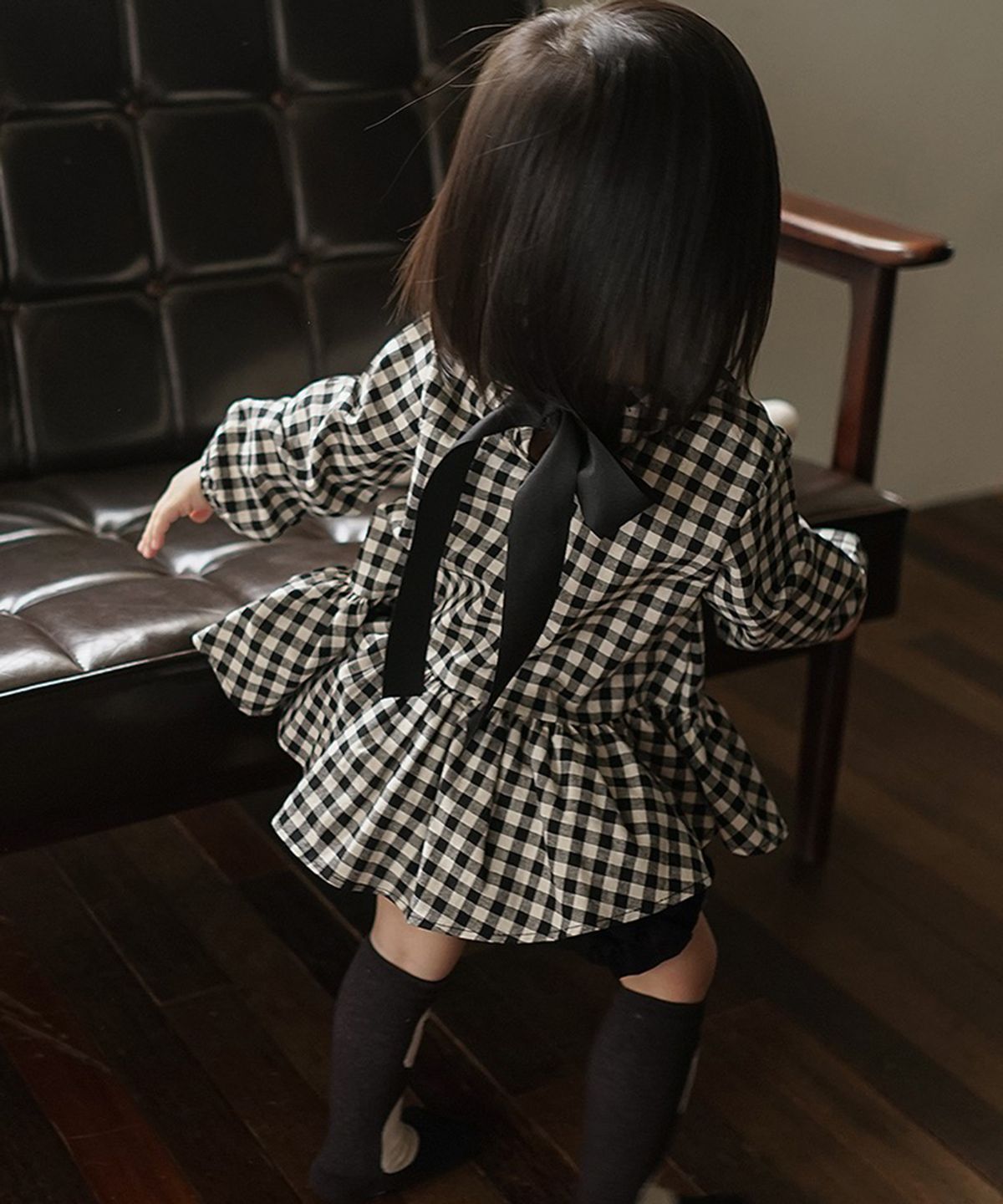 아림클로젯(ARIMCLOSET) 가끔은 인형같이 - 아기 체크 블라우스