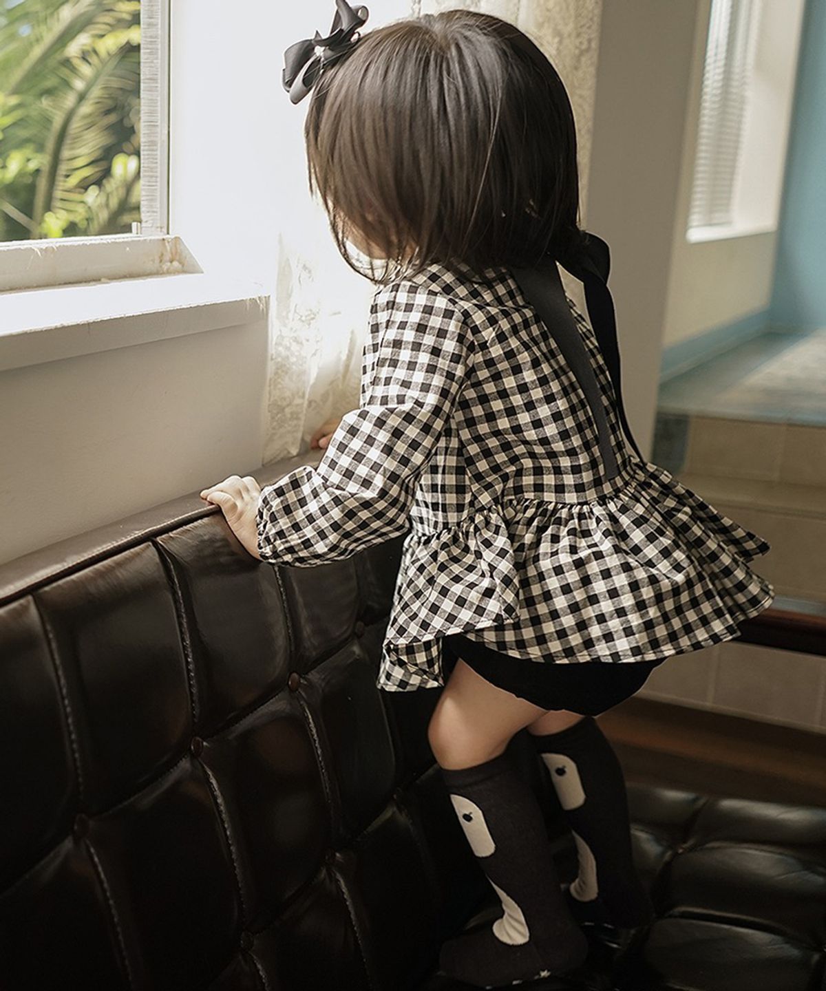 아림클로젯(ARIMCLOSET) 가끔은 인형같이 - 아기 체크 블라우스