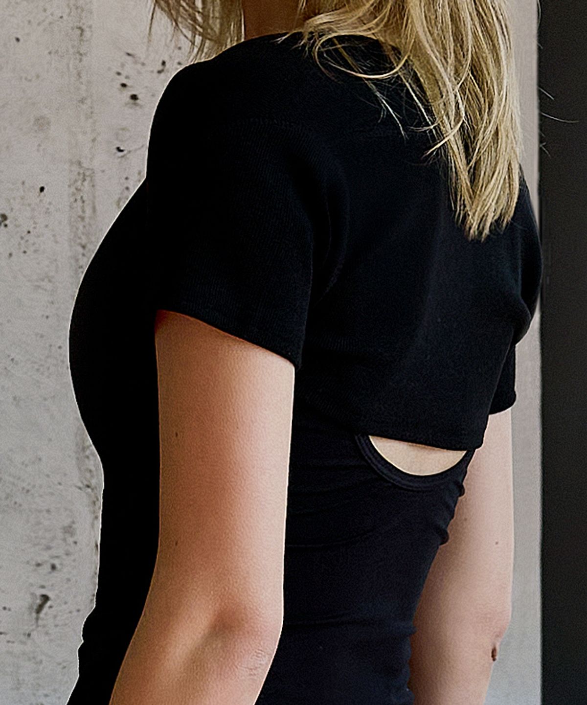 데비웨어(DEVIWEAR) 버블리 숏슬리브 볼레로 DEVI-T0149-블랙