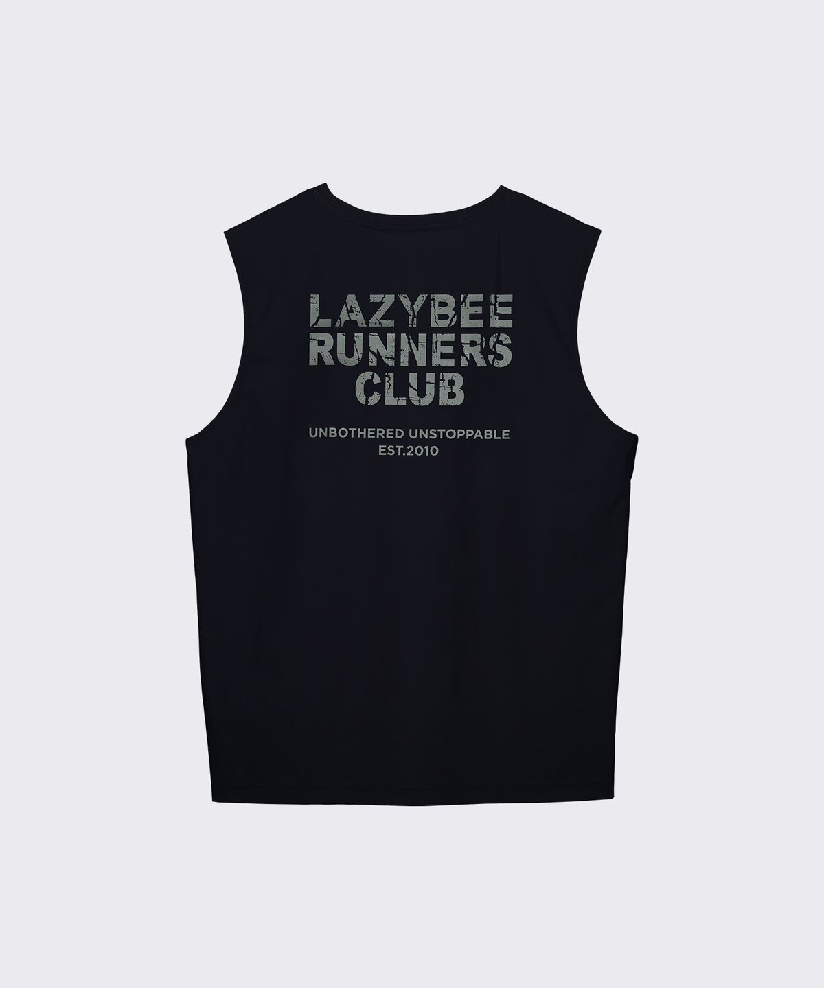 레이지비(LAZYBEE) 쿨링브리즈 러닝 나시 오버핏 슬리브리스 M 블랙2