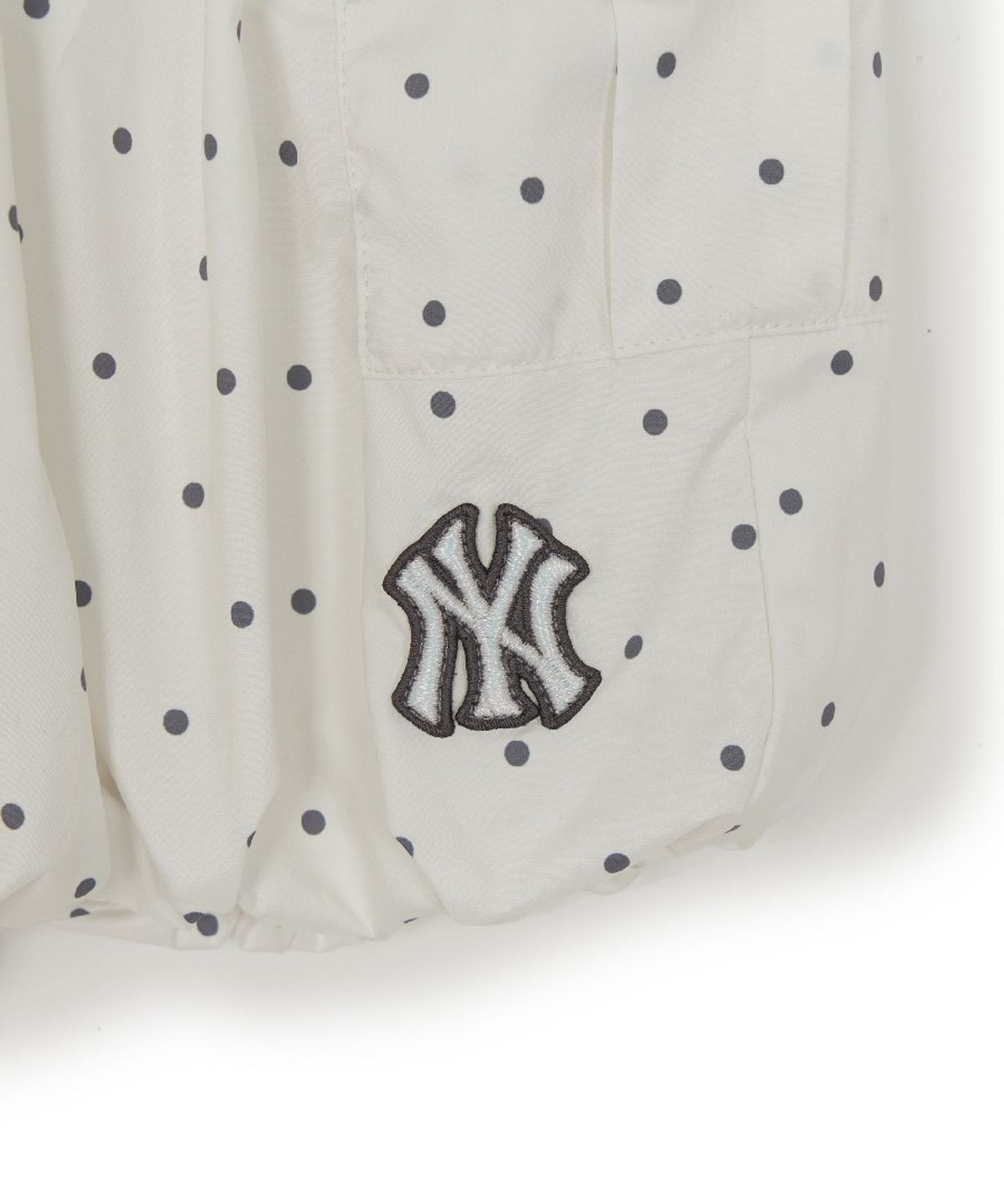 엠엘비 키즈(MLB KIDS) 스트릿 걸즈 도트 벌룬핏 반바지 NY (Ivory)