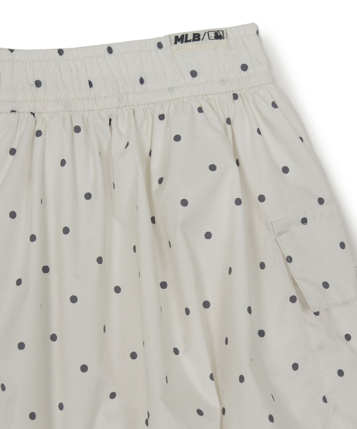 엠엘비 키즈(MLB KIDS) 스트릿 걸즈 도트 벌룬핏 반바지 NY (Ivory)