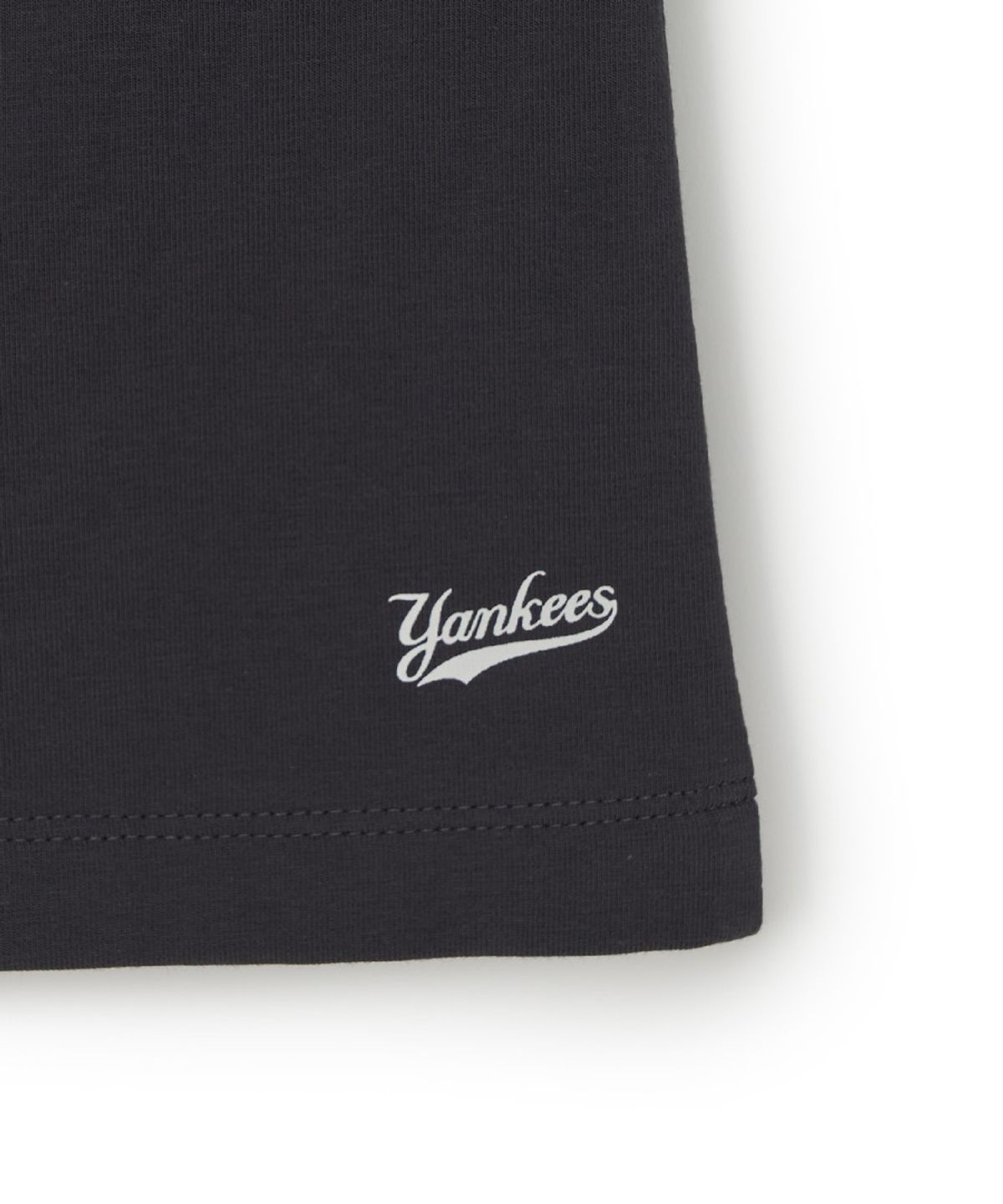 엠엘비 키즈(MLB KIDS) 스트릿 걸즈 리본 티셔츠 NY (Charcoal Grey)