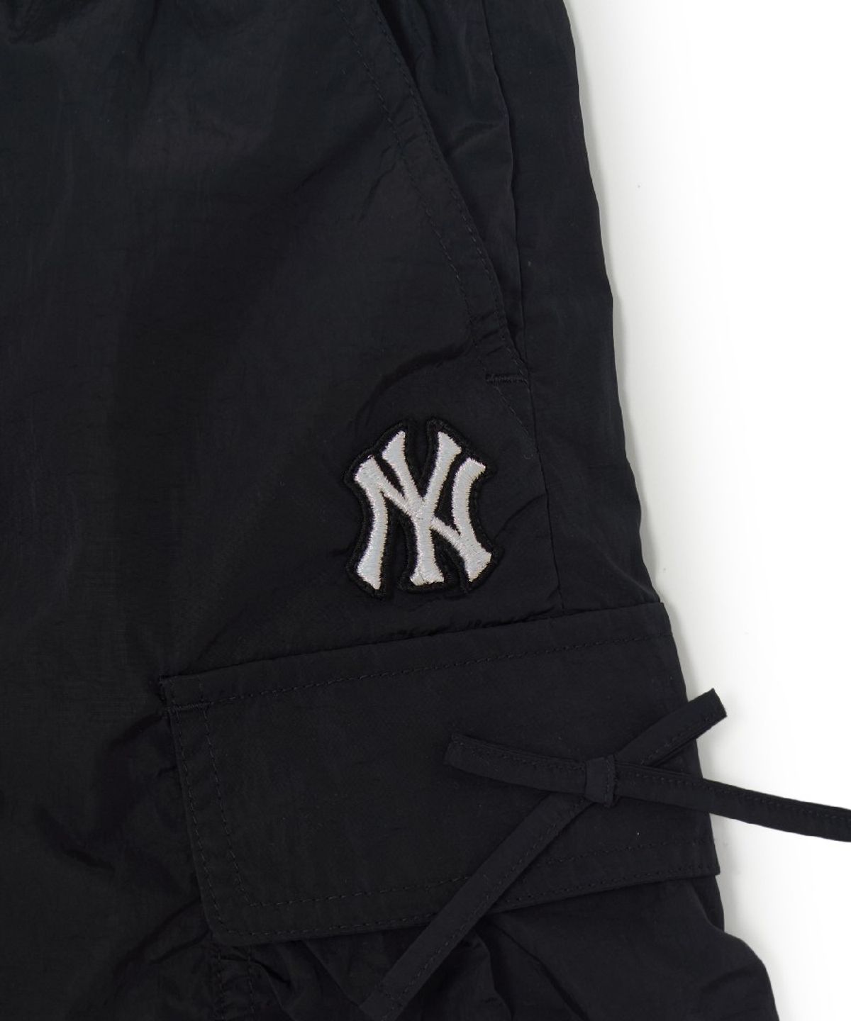 엠엘비 키즈(MLB KIDS) 스트릿 걸즈 버뮤다 팬츠 NY (Black)