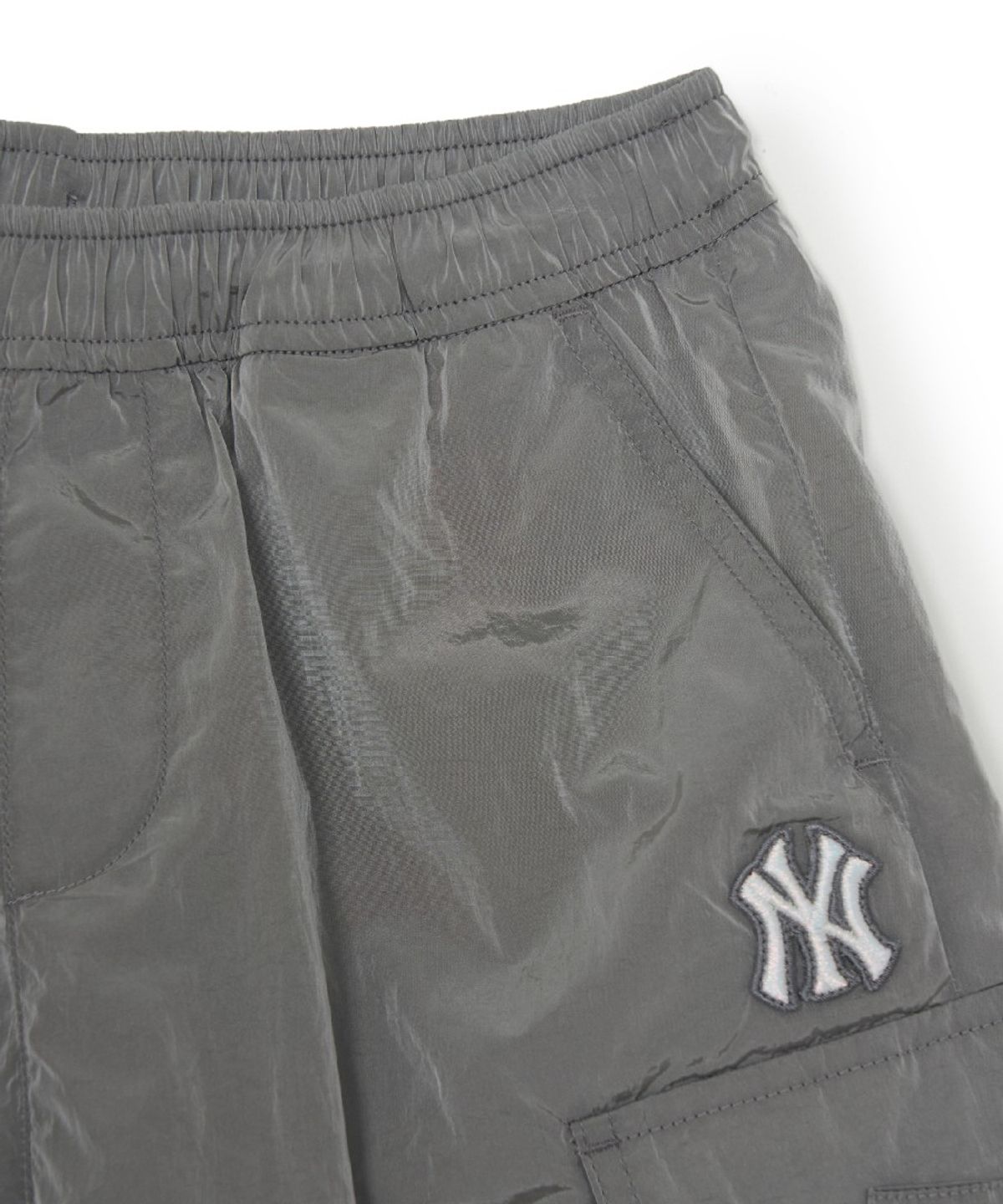 엠엘비 키즈(MLB KIDS) 스트릿 걸즈 버뮤다 팬츠 NY (Silver)