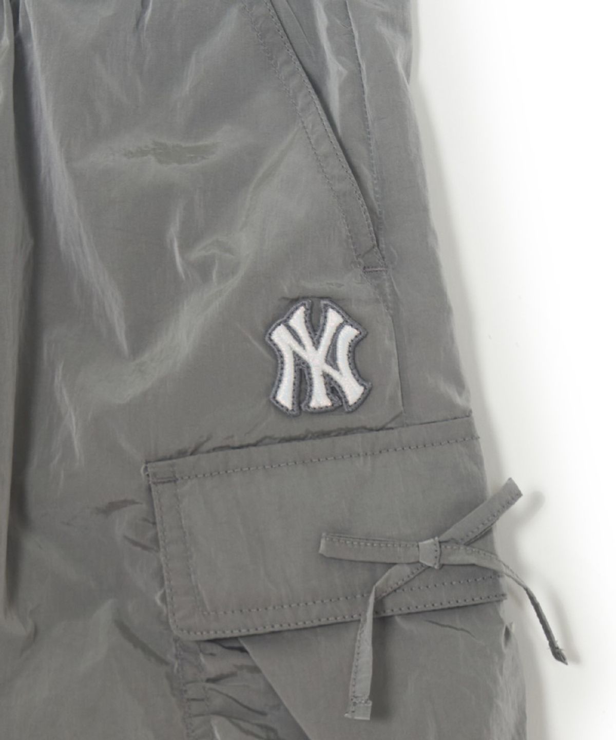 엠엘비 키즈(MLB KIDS) 스트릿 걸즈 버뮤다 팬츠 NY (Silver)